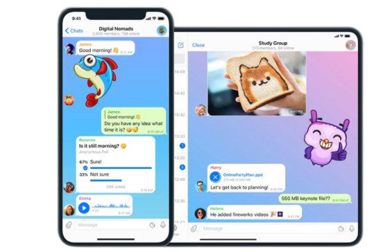 Telegram中文版下载应用界面展示